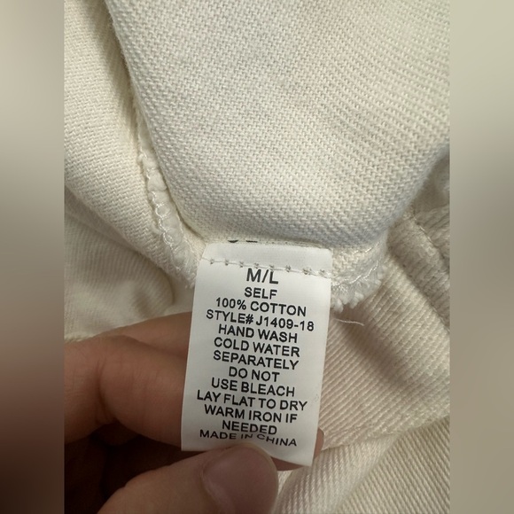 Blue B Rhinestone Fringe Denim Jacket size M/L - Picture 14 of 14